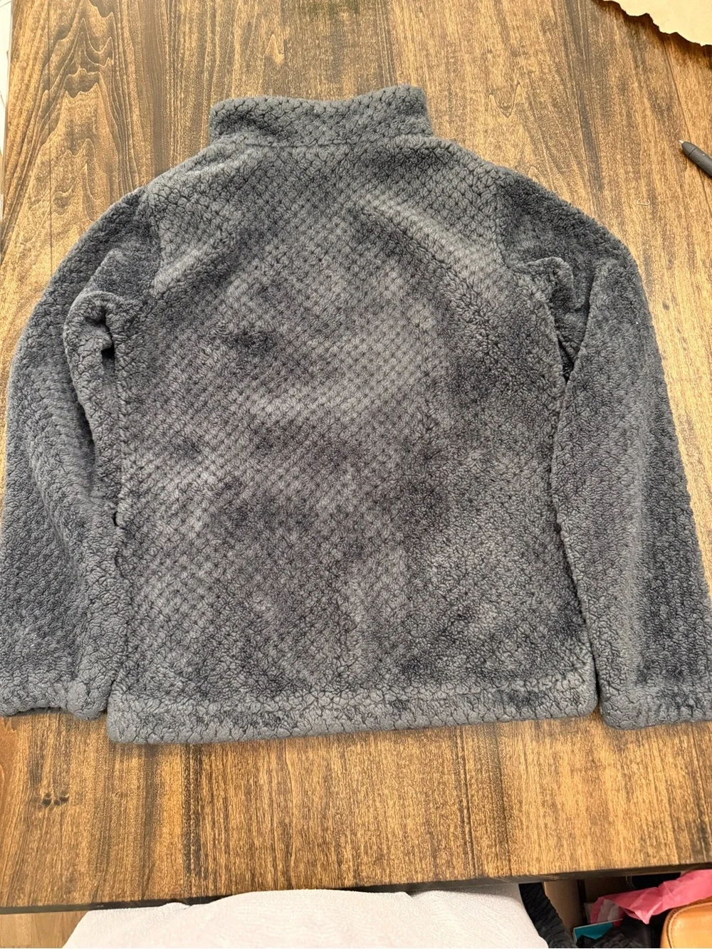 Columbia Kids' gray Fleece Jacket with Pink Trim size medium